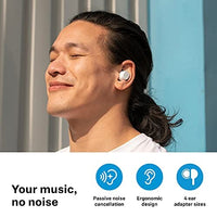 سماعات أذن داخلية تعمل بالبلوتوث للموسيقى والمكالمات Sennheiser CX True Wireless Earbuds - Bluetooth in-Ear Headphones for Music and Calls with Passive Noise Cancellation, Customizable Touch Controls, and 27-Hour Battery Life, White (Renewed)