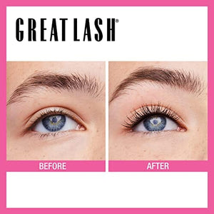 ماسكارا جريت لاش بيج قابلة للغسل من مايبيلين نيويورك - اسود جدا Maybelline New York Great Lash BIG Washable Mascara Dual Pack, Very Black, 0.68 fl oz, 2 Count