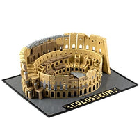 مجموعة مكعبات بناء الكولوسيوم الروماني Block Builder Roman Colosseum Building Block Set (6466pcs). Architecture Model Building Blocks for Kids and Adults