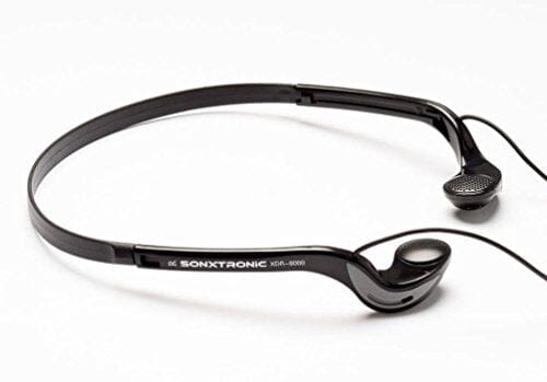 سماعات رأس عمودية في الأذن فائقة الخفة للرياضة للجري SONXTRONIC Xdr-8000 Vertical in Ear Ultralight Sport Running Headband Headphones