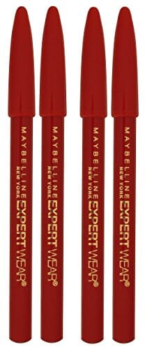 أقلام ماكياج وحواجب مزدوجة من مايبيلين نيويورك إكسبرت وير  أسود مخملي Maybelline New York Expert Wear Twin Brow & Eye Pencils Makeup, Velvet Black, 2 Count Twin (total 4 pencils ), 2 Count (Pack of 2)