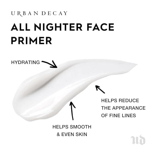 برايمر الوجه أوربان ديكاي أول نايتر طويل الأمد Urban Decay All Nighter Longwear Face Primer - Lightweight, Long-Lasting Formula - Locks Foundation in Place, Smooths & Hydrates Skin - 1.0 fl. oz