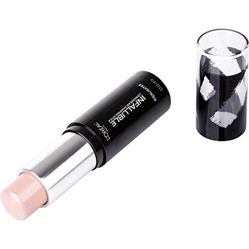 قلم تحديد المكياج من لوريال باريس إنفاليبل طويل الثبات يدوم حتى 24 ساعة L'Oreal Paris Makeup Infallible Longwear Highlighter Shaping Stick, Up to 24hr Wear, Buildable Cream Highlighter Stick, 41 Slay in Rose, 0.3 oz.