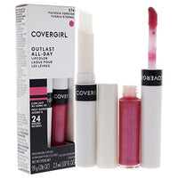 كوفرجيرل - لون شفاه يدوم طوال اليوم مع طبقة علويةلاCOVERGIRL Outlast All-Day Lip Color With Topcoat, Fuchsia Forever