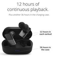 سماعات الأذن اللاسلكية - علبة شحن صغيرة الحجم Status Between Pro True Wireless Earbuds - Downsized Charging Case - Built-in 4 Microphones - Hybrid Triple Driver - 12 + 36 Hour Battery - Bluetooth 5.2 - Noise-Isolating Fit - Metal Exterior