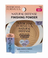 بودرة تثبيت للوجه والتشطيب من فيزيشينز فورميولا ناتشورال ديفينس Physicians Formula Natural Defense Setting Powder, Face & Finishing Powder, SPF 20 Light | Dermatologist Tested, Clinicially Tested