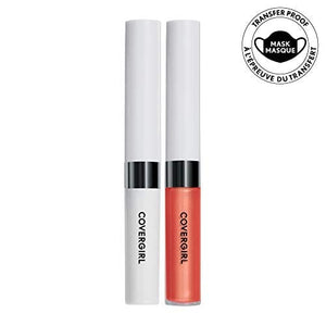 كوفرجيرل - لون شفاه يدوم طوال اليوم مع طبقة علوية COVERGIRL Outlast All-Day Lip Color With Topcoat, Celestial Coral