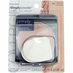 كريم أساس كوفر جيرل سيمبلي باودر CoverGirl Simply Powder Foundation, Natural Ivory [515] 0.41 oz (Pack of 3)