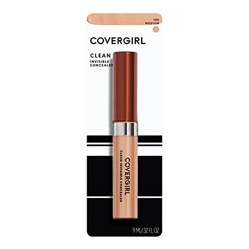 خافي عيوب البشرة خفيف الوزن وغير مرئي من كوفرجيرل COVERGIRL Clean Invisible Lightweight Concealer Medium, .32 oz (packaging may vary)