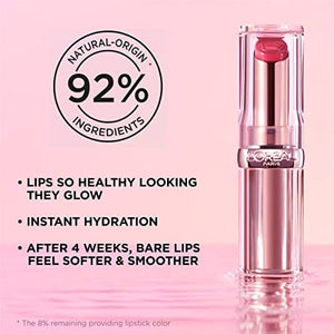 أحمر شفاه مرطب جلو بارايس من لوريالL’Oréal Paris Glow Paradise Hydrating Balm-in-Lipstick with Pomegranate Extract, Beige Eden