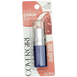 أحمر شفاه ملون مستمر من كوفر جيرل CoverGirl Continuous Color Lipstick, Sugar Almond [010], 0.13 oz (Pack of 11)