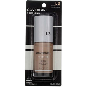 كريم أساس سائل خالٍ من الزيوت من كوفرجيرل COVERGIRL Trublend Oil-Free Liquid Foundation, Lightweight, Dewy Finish, 1 Fl Oz, Hydrating Foundation, Moisturizing Foundation, Cruelty-Free Foundation, Blends Seamlessly, Won't Clog Pores