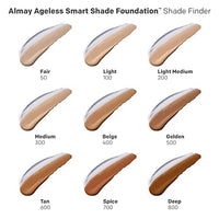 كريم أساس مضاد للشيخوخة من ألماي Almay Anti-Aging Foundation, Smart Shade Face Makeup with Hyaluronic Acid, Niacinamide, Vitamin C & E, Hypoallergenic-Fragrance Free, 050 Fair, 1 Fl Oz (Pack of 1)