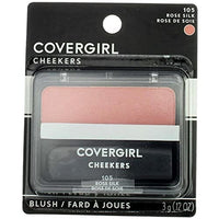 أحمر خدود كوفر جيرل تشيكرز CoverGirl Cheekers Blush, Rose Silk 105, 0.12 oz (12 Pack) (Bundle)