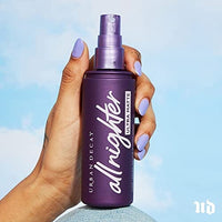 بخاخ إعداد غير لامع للغاية Urban Decay All Nighter Ultra Matte Setting Spray - Makeup Finishing Spray - Lasts Up To 16 Hours - Oil & Shine-Controlling Mist - Great for Oily Skin, 4 Ounce