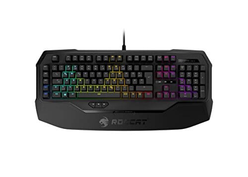 لوحة مفاتيح ميكانيكية للألعاب مع إضاءة لكل مفتاح ROCCAT Ryos mK FX Mechanical Gaming Keyboard with Per-Key RGB Illumination, Brown Cherry Switch