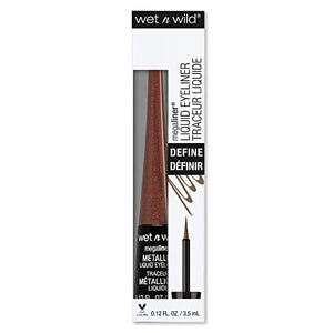 ايلاينر سائل ميتاليك من ويت ان وايلد بني ميتاليك براون wet n wild MegaLiner Metallic Liquid Eyeliner Brown Metallic Brown