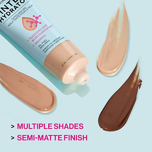 مكياج مرطب ملون بلون مطفأ اللمعة من ويت إن وايلد باري فوكس Wet n Wild Bare Focus Tinted Hydrator Matte Finish, Light Medium, Oil-Free, Moisturizing Makeup | Hyaluronic Acid | Sheer To Medium Coverage