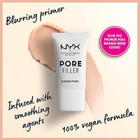 برايمر تشويش المسام برايمر نباتي للوجه NYX PROFESSIONAL MAKEUP Pore Filler Blurring Primer, Vegan Face Primer