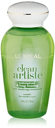 لوريال باريس كلين أرتيست - مزيل مكياج العيون - مقاوم للماء ويدوم طويلاً L'Oreal Paris Clean Artiste - Eye Makeup Remover - Waterproof & Long Wearing - Net Wt. 4.0 FL OZ (118 mL) Per Bottle - Pack of 2 Bottles