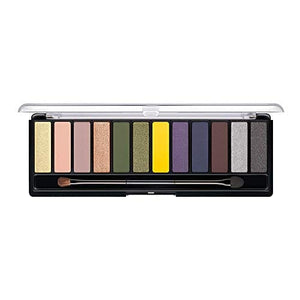 لوحة ظلال العيون ماجنيفي آيز من ريميل لندن Rimmel London Magnif'Eyes Eyeshadow Palette, 12 Shades, Blendable Formula, Versatile, 010, Thunderstorm, 0.5oz