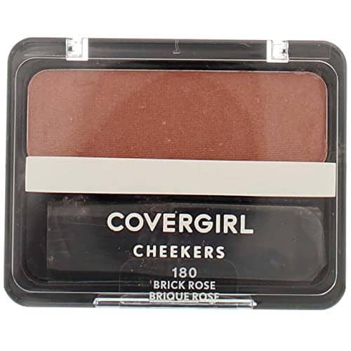 أحمر خدود الوجه من كوفر جيرل تشيكرز CoverGirl Cheekers Face Blush, Brick Rose 0.9 oz (4 pack) (Bundle)