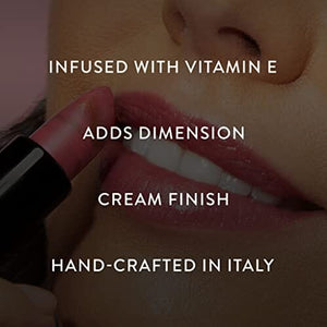 أحمر شفاه من ماربل الإيطالي LAURA GELLER NEW YORK Italian Marble Sheer Lipstick - Berry Banana - Hydrating & Lightweight - Vitamin E & Caster Seed Oil - Cream Finish