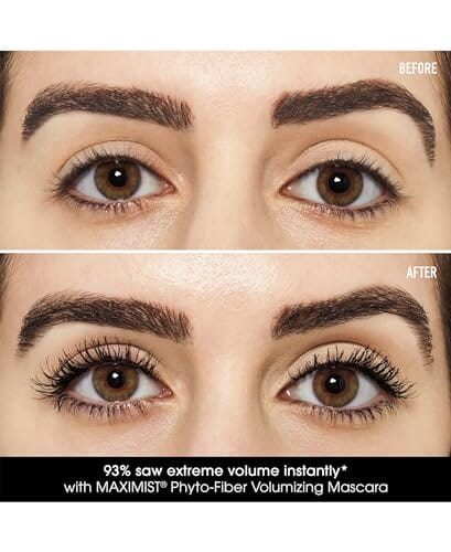 إصدار محدود من ماسكارا bareMinerals Limited Edition Love Your Lashes Mascara Duo, MAXIMIST Phyto-Fiber Volumizing Mascara, STRENGTH & LENGTH Serum-Infused Mascara, Full-Size, Set of 2