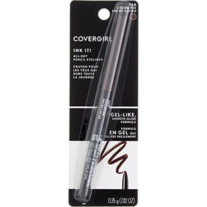 حبرها! حبر كاكاو جل لايك سموث جلايد [260] 0.012 أونصة (عبوة من 4 قطع) CoverGirl Ink It! Gel Like Smooth Glide, Cocoa Ink [260] 0.012 oz (Pack of 4)