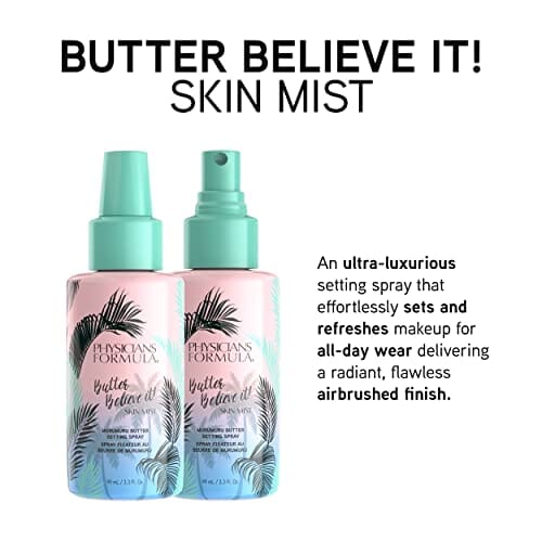 زبدة الفورمولا للأطباء صدقوا! ضباب الجلد | تم اختباره من قبل أطباء الجلدية Physicians Formula Butter Believe It! Skin Mist | Dermatologist Tested, Clinicially Tested