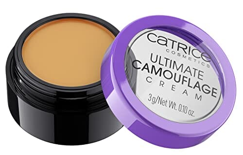 كاتريس | كريم التمويه النهائي | تغطية كاملة Catrice | Ultimate Camouflage Cream | Full Coverage, Long Lasting Concealer with Wake Up Effect | Vegan & Cruelty Free | Free From Gluten, Parabens & Alcohol (200 | W Correcting Ochre)