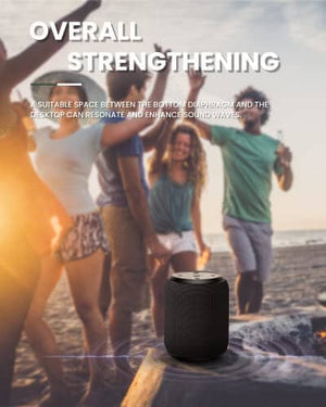 مكبر صوت لاسلكي محمول مع صوت ستيريو 15 واط NOTABRICK Bluetooth Speakers,Portable Wireless Speaker with 15W Stereo Sound, IPX6 Waterproof Shower Speaker, Dual Pairs, Portable Speaker for Party Beach Camping