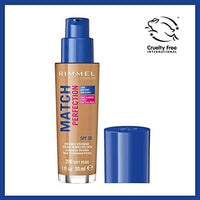 كريم أساس ريميل ماتش بيرفيكشن بعامل حماية من الشمس Rimmel Match Perfection Foundation Spf20 200 Soft Beige