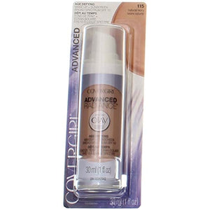 مكياج متطور لمقاومة علامات تقدم السن CoverGirl Advanced Radiance Age-Defying Makeup, Natural Ivory [115], 1 oz