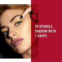 ريميل لندن ووندر سوايب قلم تحديد العيون اللامع 2 في 1 إلى ظلال العيون RIMMEL London Wonder Swipe 2-in-1 Glitter Eyeline to Eyesahdow, 014 Fashun, Metallic