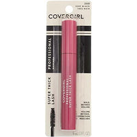 ماسكارا رموش سميكة سوداء جدًا CoverGirl Professional Super Thick Lash Mascara, Very Black [200] 0.30 oz (Pack of 5)