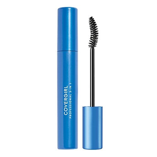 ماسكارا بفرشاة منحنية الكل في واحد من كوفرجيرل COVERGIRL Professional All-in-One Curved Brush Mascara, Black 205, 0.3 fl oz (9 ml) (Packaging may vary)