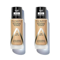 مجموعة من كريم أساس ألماي سكين بيرفيكتينج كومفورت غير اللامع Pack of Almay Skin Perfecting Comfort Matte Foundation, Warm Tan 210