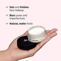 بودرة بخاخة من آي تي كوزماتيكس IT Cosmetics Bye Bye Pores - Poreless Finish Airbrush Powder - Universal Translucent Shade - Contains Anti-Aging Peptides, Silk, Hydrolyzed Collagen & Antioxidants - 0.23 oz