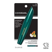 كوفرجيرل- ماسكارا فلوريش بلاست COVERGIRL Flourish Blast Mascara, Deep Conditioning, Very Black 800, 0.4 Ounces,Mascara, Volume Mascara, Volume & Length Mascara, Lengthening Mascara, No Clumping or Smudging