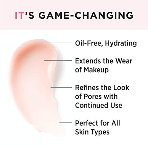 مستحضرات التجميل بشرتك ولكن أفضل IT Cosmetics Your Skin But Better Makeup Primer+ - Extends Makeup Wear, Hydrates Skin, Refines the Look of Pores - With Glycerin, Bark Extract & Ginger Root Extract - Oil-Free Formula - 1 fl oz