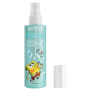 بخاخ منظف ومرطب للوجه من ويت إن وايلد سبونج بوب سكوير بانتس Wet n Wild Purifying Setting Mist SpongeBob Squarepants Makeup Face Cleanser Setting Spray Face Moisturizer (1114231), F.U.N, 3.4 Fl Oz