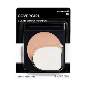 بودرة أساس كلين سيمبلي من كوفرجيرل COVERGIRL Clean Simply Powder Foundation, Natural Ivory, 0.44 Fl Oz (Pack of 1)