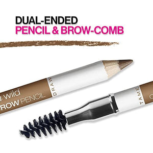 قلم حواجب من ويت ان وايلد كولور ايكون Wet n Wild Color Icon Brow Pencil, Brunettes Eyebrow, Dark Brown Eyebrow Pencil and Brush