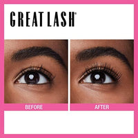 ماسكارا جريت لاش بيج قابلة للغسل من مايبيلين نيويورك - اسود جدا Maybelline New York Great Lash BIG Washable Mascara Dual Pack, Very Black, 0.68 fl oz, 2 Count