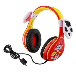 سماعات باو باترول مارشال للأطفال Paw Patrol Marshall Kids Headphones, Adjustable Headband, Stereo Sound, 3.5Mm Jack, Wired Headphones for Kids, Tangle-Free, Volume Control, Foldable, Childrens Headphones Over Ear for School Home, Tra