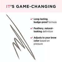 قلم حواجب عالمي - يحاكي مظهر الشعر الحقيقي IT Cosmetics Brow Power Micro, Universal Taupe - Universal Eyebrow Pencil - Mimics the Look of Real Hair - Budge-Proof Formula - Built-in Spoolie - 0.017 oz