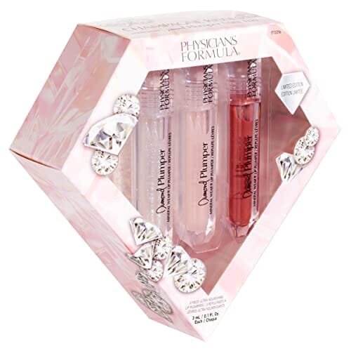 طقم الشفاه الثلاثي من فيزيشانز فورميلا مينيرال وير دايموند - قبلات الشمبانيا Physicians Formula Mineral Wear Diamond Lip Kit Trio - Champagne Kisses