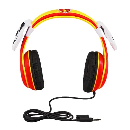 سماعات باو باترول مارشال للأطفال Paw Patrol Marshall Kids Headphones, Adjustable Headband, Stereo Sound, 3.5Mm Jack, Wired Headphones for Kids, Tangle-Free, Volume Control, Foldable, Childrens Headphones Over Ear for School Home, Tra