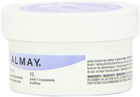 ضمادات إزالة مكياج العيون الخالية من الزيوت من ألماي Almay Oil Free Eye Makeup Remover Pads, 15 Count in 1 box